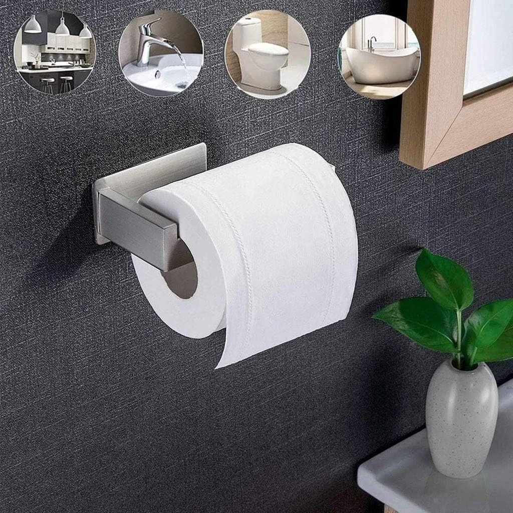 نگهدارنده رول استیل ضد زنگ ZDmalt، نگهدارنده دستمال توالت، نگهدارنده رول کاغذی دستشویی استیل ضد زنگ