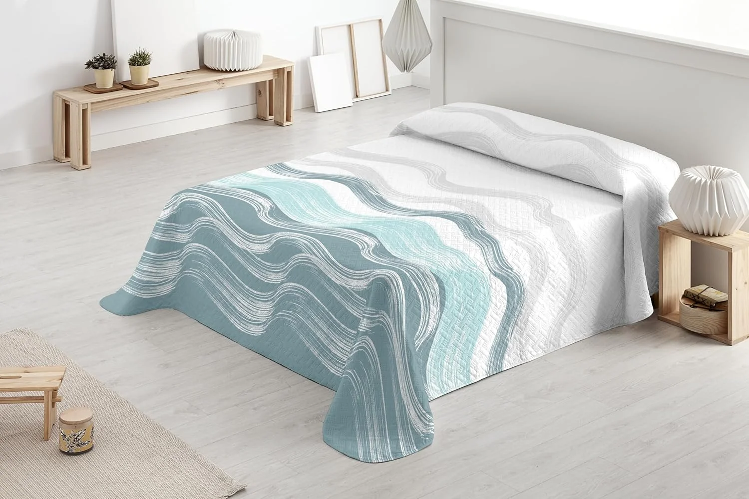 دگریز هوم - Paraiso – رو تختی مناسب تخت 150 سانتی متری – بهار و تابستان – 250 x 260 سانتی متر – سبز