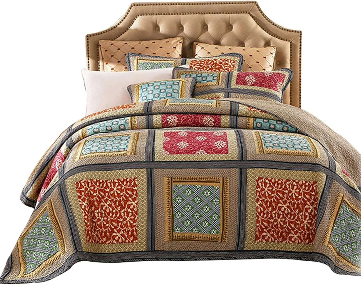 روتختی گارکان ابعاد 260x270 سانتی متر، ست روتختی مناسب تخت کینگ سایز، روتختی کینگ سایز، رو تختی پنبه ای کینگ، 3 تکه (1 روتختی و 2 روبالشتی) (3 عدد 260x270 سانتی متر) روتختی گارکان ابعاد 260x270 سانتی متر، ست روتختی مناسب تخت کینگ سایز، روتختی کینگ سایز، رو تختی پنبه ای کینگ، 3 تکه (1 روتختی و 2 روبالشتی) (3 عدد 260x270 سانتی متر)