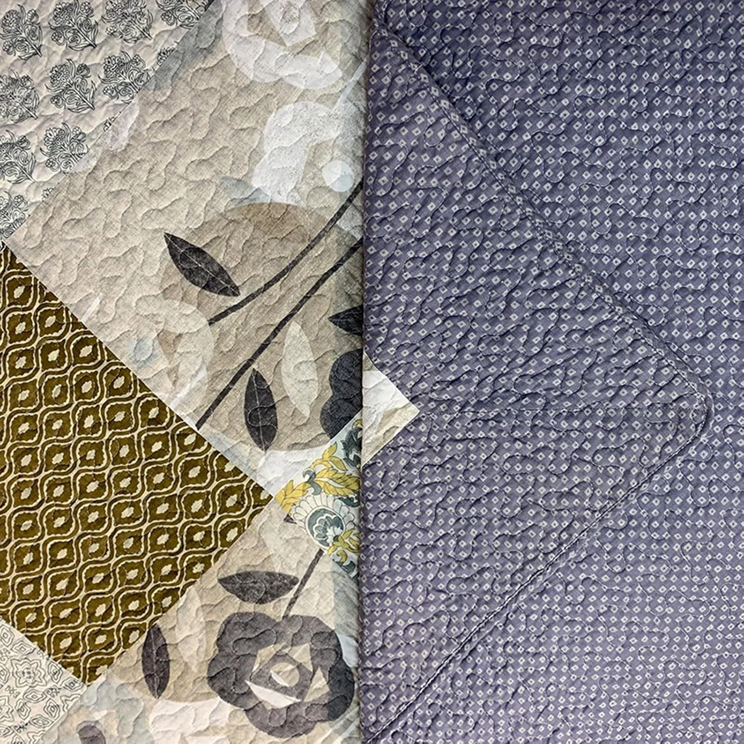 روتختی گارکان، سایز 260x270 سانتی متر، مناسب تخت های بزرگ، روتختی پنبه ای، 3 تکه (1 روتختی و 2 روبالشتی) (3 260x270 سانتی متر)