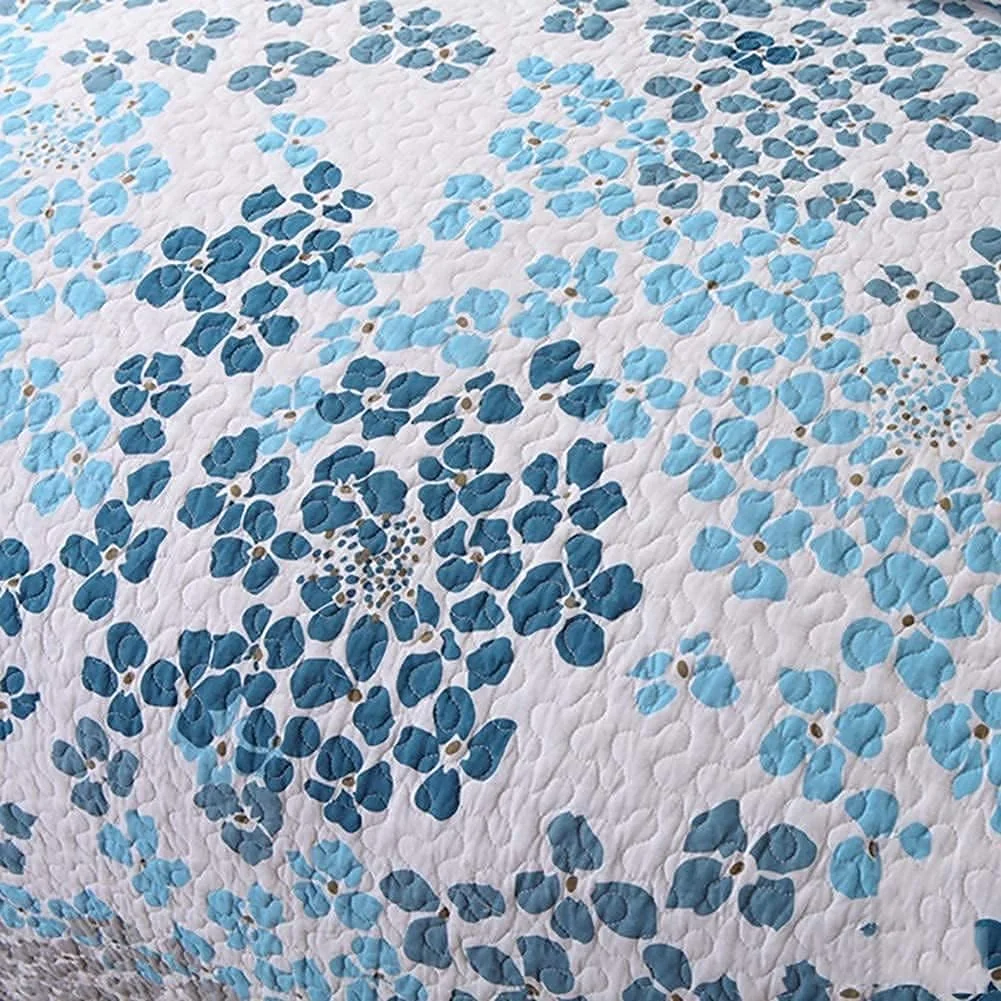 روتختی پنبهای طرح گل گارکان، لحاف نرم و تنفسی، ست لحاف 3 تکه با 2 روبالشتی روتختی پنبهای طرح گل گارکان، لحاف نرم و تنفسی، ست لحاف 3 تکه با 2 روبالشتی