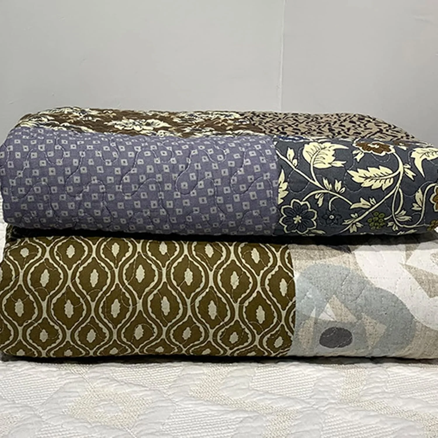 روتختی گارکان، سایز 260x270 سانتی متر، مناسب تخت های بزرگ، روتختی پنبه ای، 3 تکه (1 روتختی و 2 روبالشتی) (3 260x270 سانتی متر)