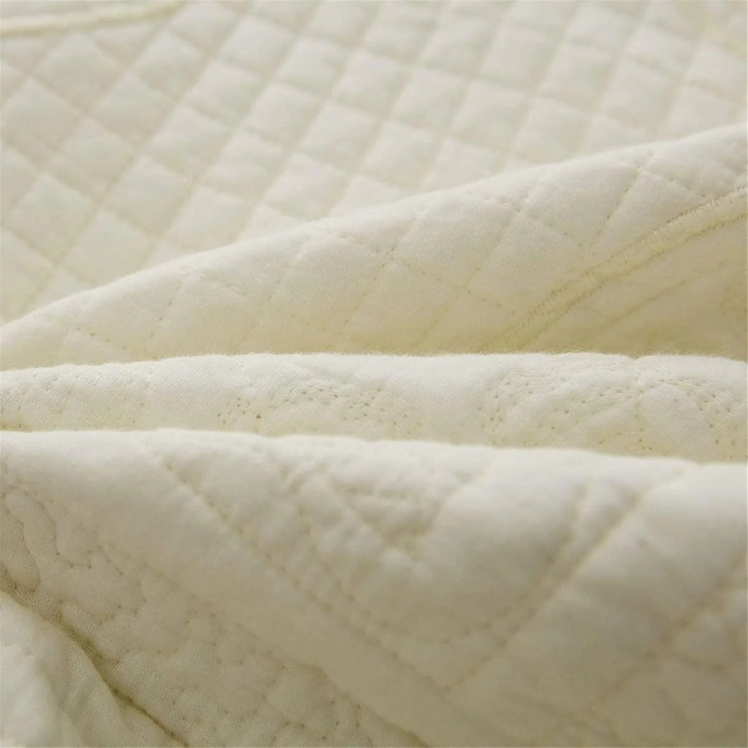 روتختی ژاکارد گارکان 2021 سایز دو نفره، ست لحاف، رو تختی تکه دوزی شده گلدار پنبه ای، لحاف لحافی با 2 روبالشتی، دکور اتاق خواب مناسب برای تمام فصول، بژ، 245 * 265 سانتی متر