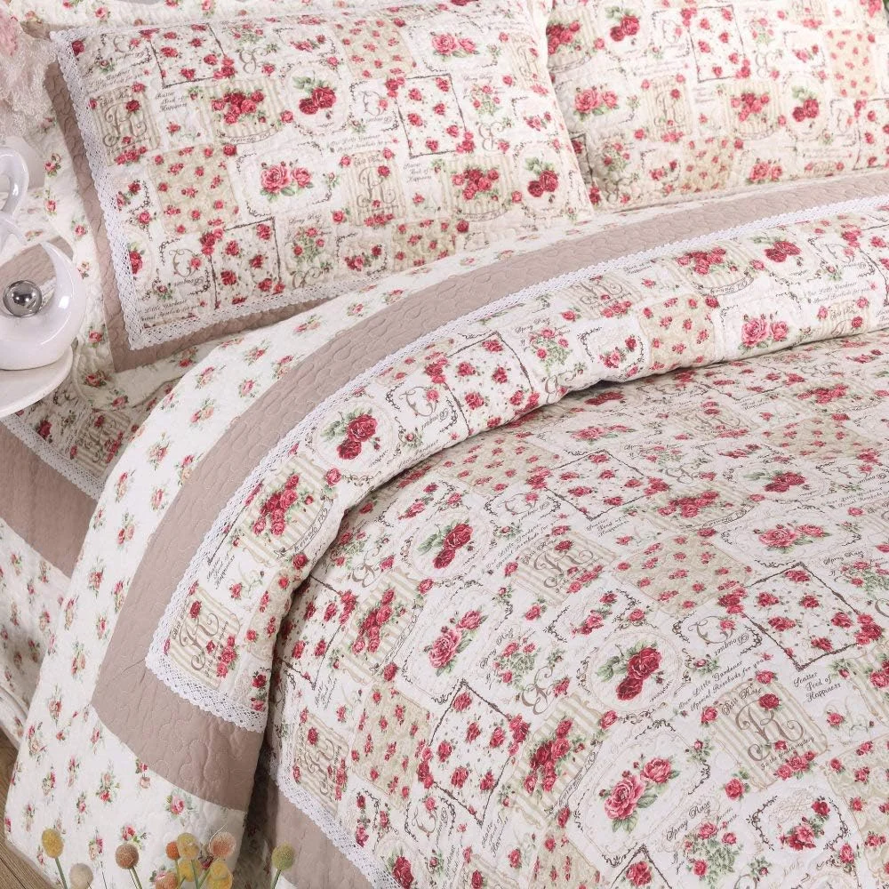 روتختی دو نفره گارکان، روتختی کینگ پنبه ای تکه دوزی شده، ست روتختی، لحاف و بالش، BC-230X250CM (Cb king 230X250cm) روتختی دو نفره گارکان، روتختی کینگ پنبه ای تکه دوزی شده، ست روتختی، لحاف و بالش، BC-230X250CM (Cb king 230X250cm)