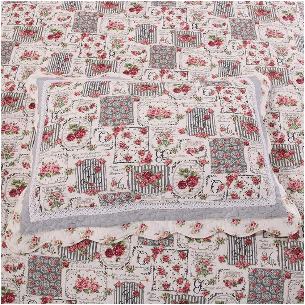 روتختی دو نفره گارکان، روتختی کینگ پنبه ای تکه دوزی شده، ست روتختی، لحاف و بالش، BC-230X250CM (Cb king 230X250cm) روتختی دو نفره گارکان، روتختی کینگ پنبه ای تکه دوزی شده، ست روتختی، لحاف و بالش، BC-230X250CM (Cb king 230X250cm)