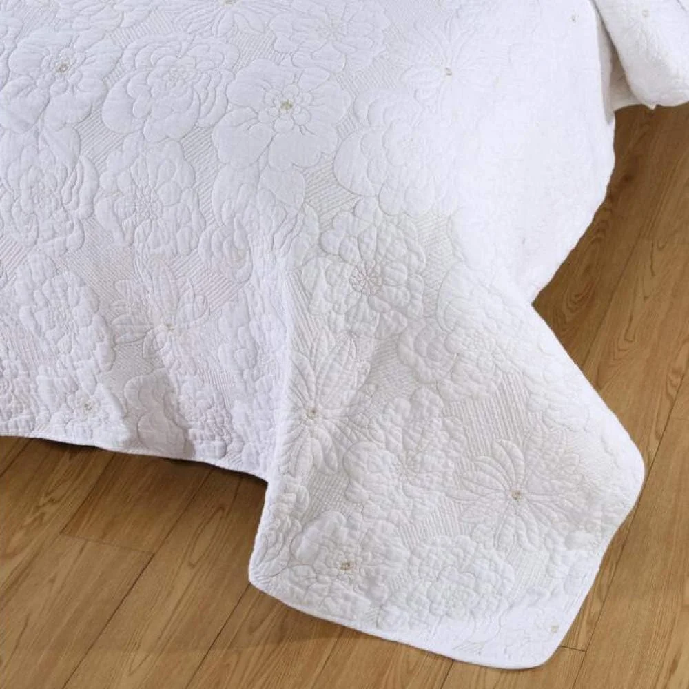 روتختی دو نفره گارکان، روتختی کینگ سایز پنبه ای تکه دوزی شده، ست روتختی، لحاف و بالش، BC-230X250CM (Cb king 230X250cm)