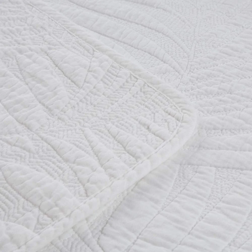 ست روتختی پنبه‌ای طرح‌دار GaRcan سایز کینگ، سبک و گرم، لحاف طرح برجسته، رو تختی، ست ملحفه 3 تکه شامل روتختی و 2 روبالشی، AA-230X250CM