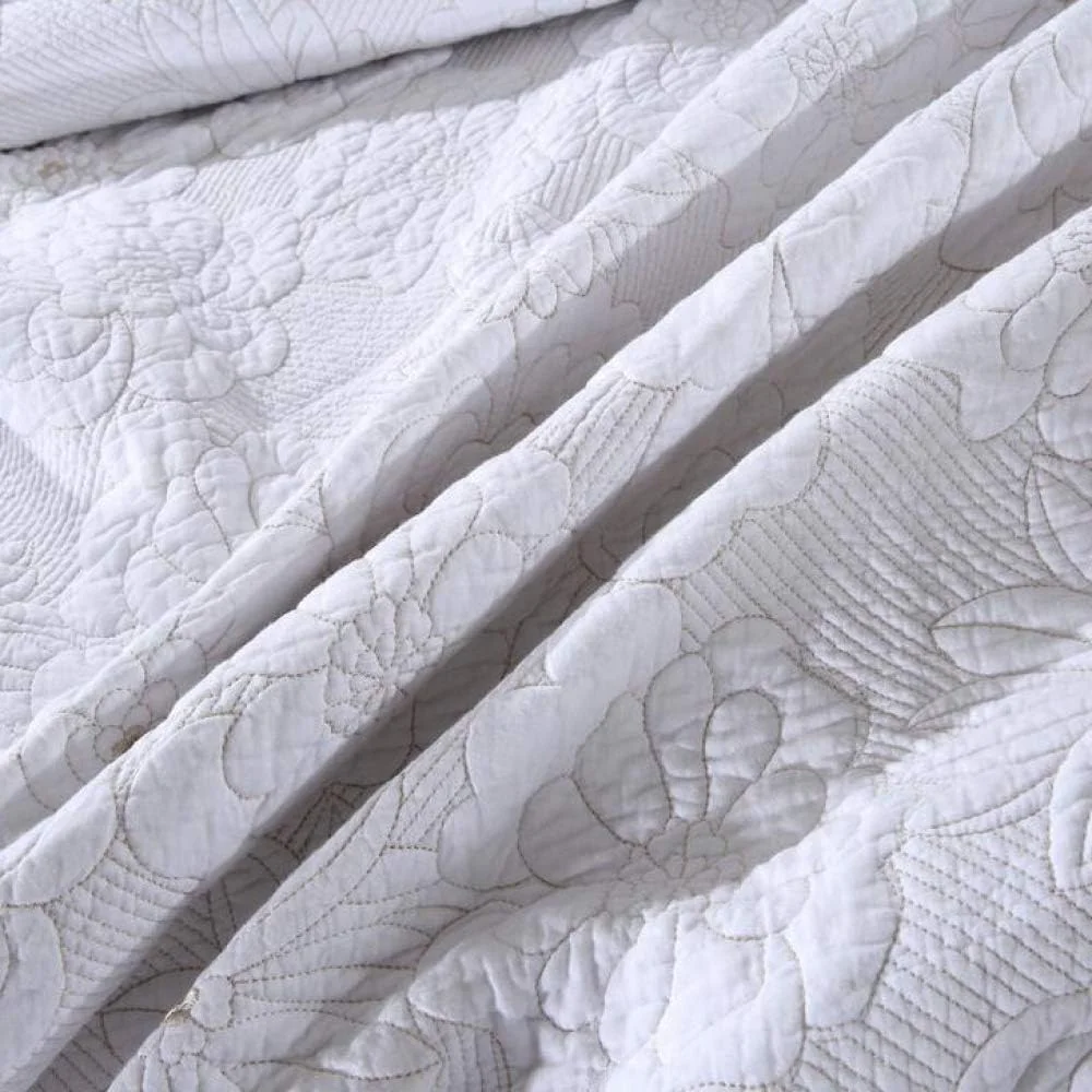 روتختی دو نفره گارکان، روتختی کینگ سایز پنبه ای تکه دوزی شده، ست روتختی، لحاف و بالش، BC-230X250CM (Cb king 230X250cm)