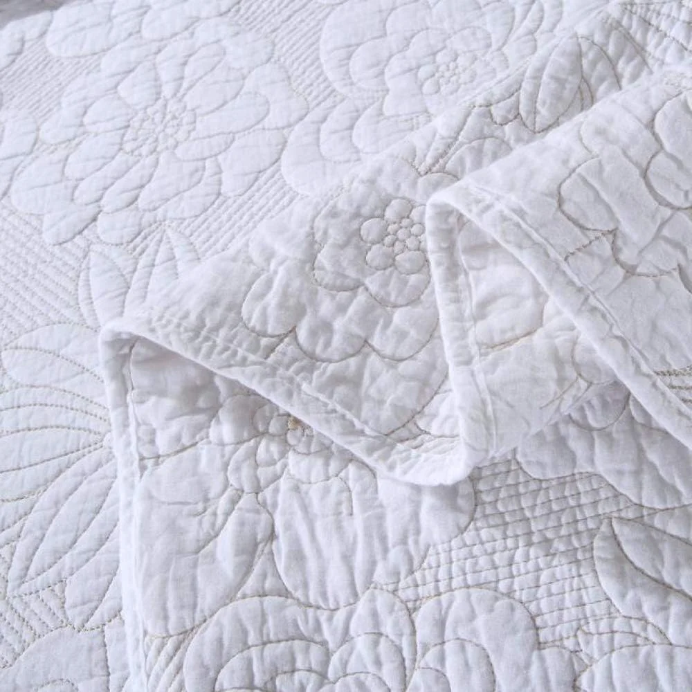 روتختی دو نفره گارکان، روتختی کینگ سایز پنبه ای تکه دوزی شده، ست روتختی، لحاف و بالش، BC-230X250CM (Cb king 230X250cm)