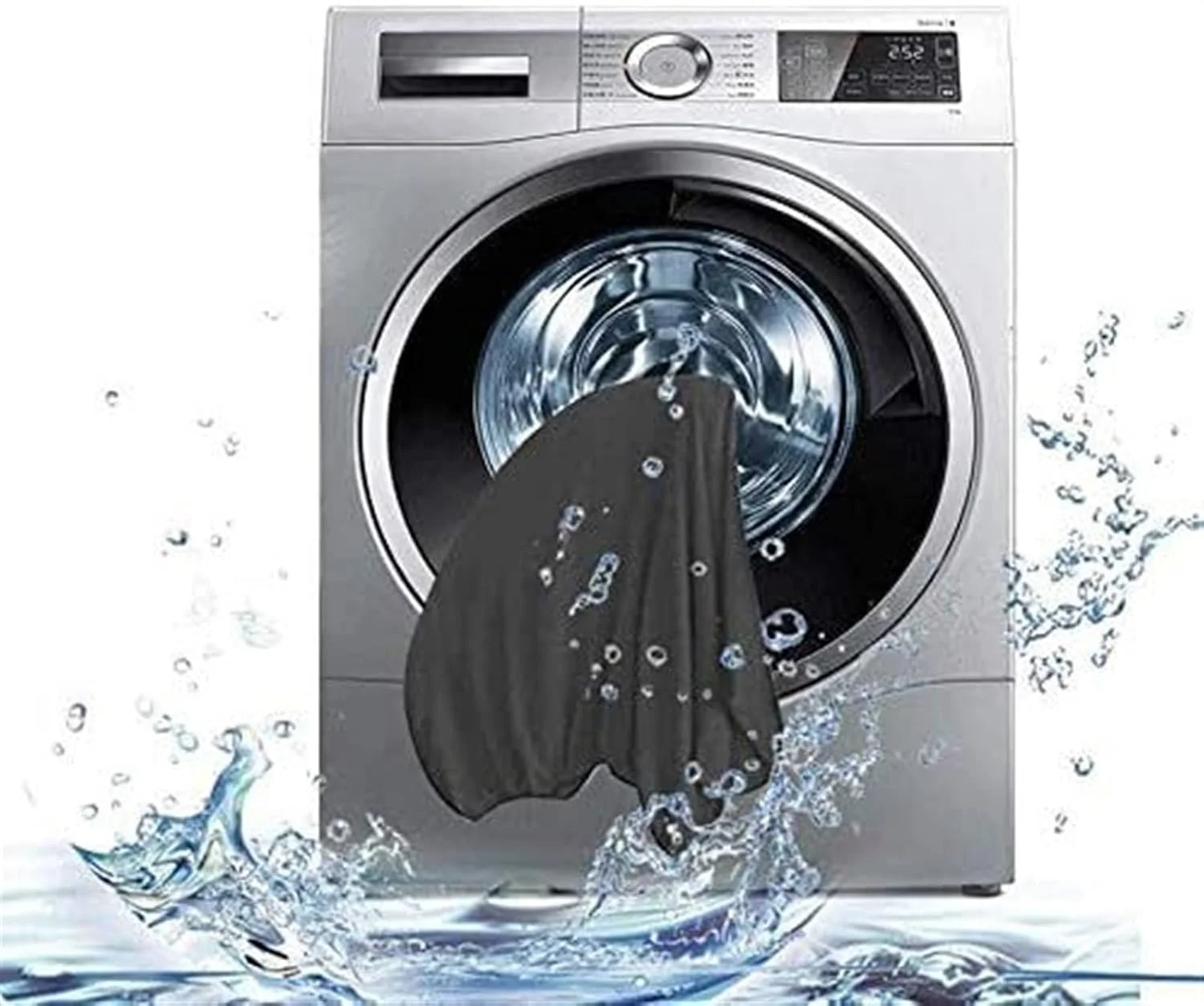 روتختی پنبه‌ای گارکان، لحاف روتختی کینگ، ست 3 تکه، تزئینی، دو رو، لحاف گلدوزی شیک، پتوی مناسب تمام فصول + 2 روبالشتی قهوه‌ای (رنگ: سفید، سایز: 223x234cm+50x70cm)