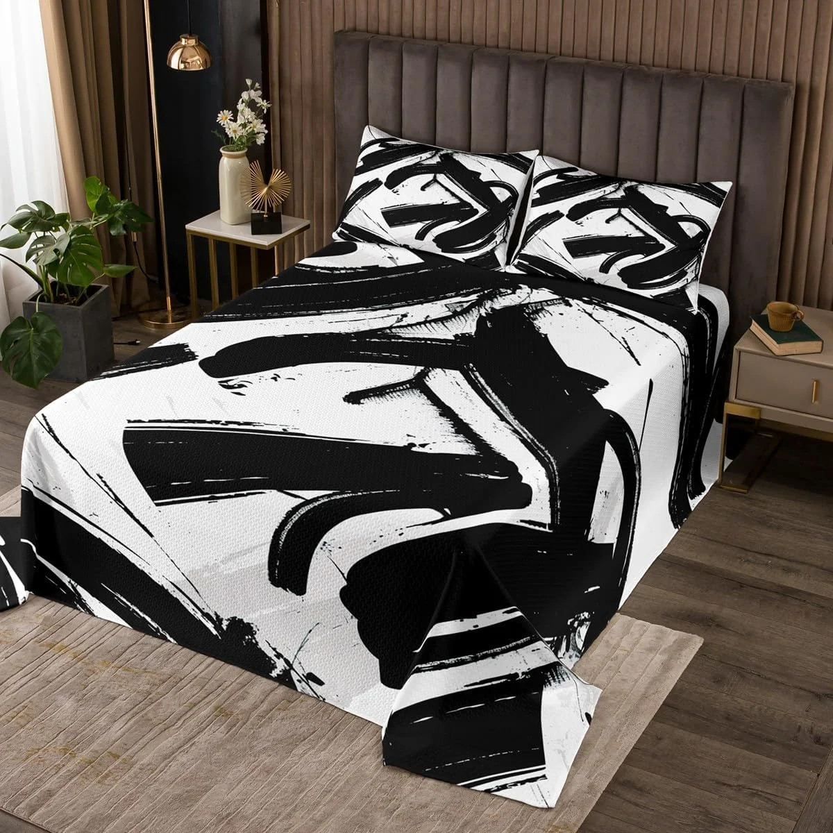 روتختی سیاه و سفید بچگانه لوسیزد، طرح هندسی، مناسب اتاق پسران و دختران، طرح راهراه جوهری، روتختی مدرن، لحاف تزئینی اتاق، ابعاد 220x240 سانتیمتر روتختی سیاه و سفید بچگانه لوسیزد، طرح هندسی، مناسب اتاق پسران و دختران، طرح راهراه جوهری، روتختی مدرن، لحاف تزئینی اتاق، ابعاد 220x240 سانتیمتر