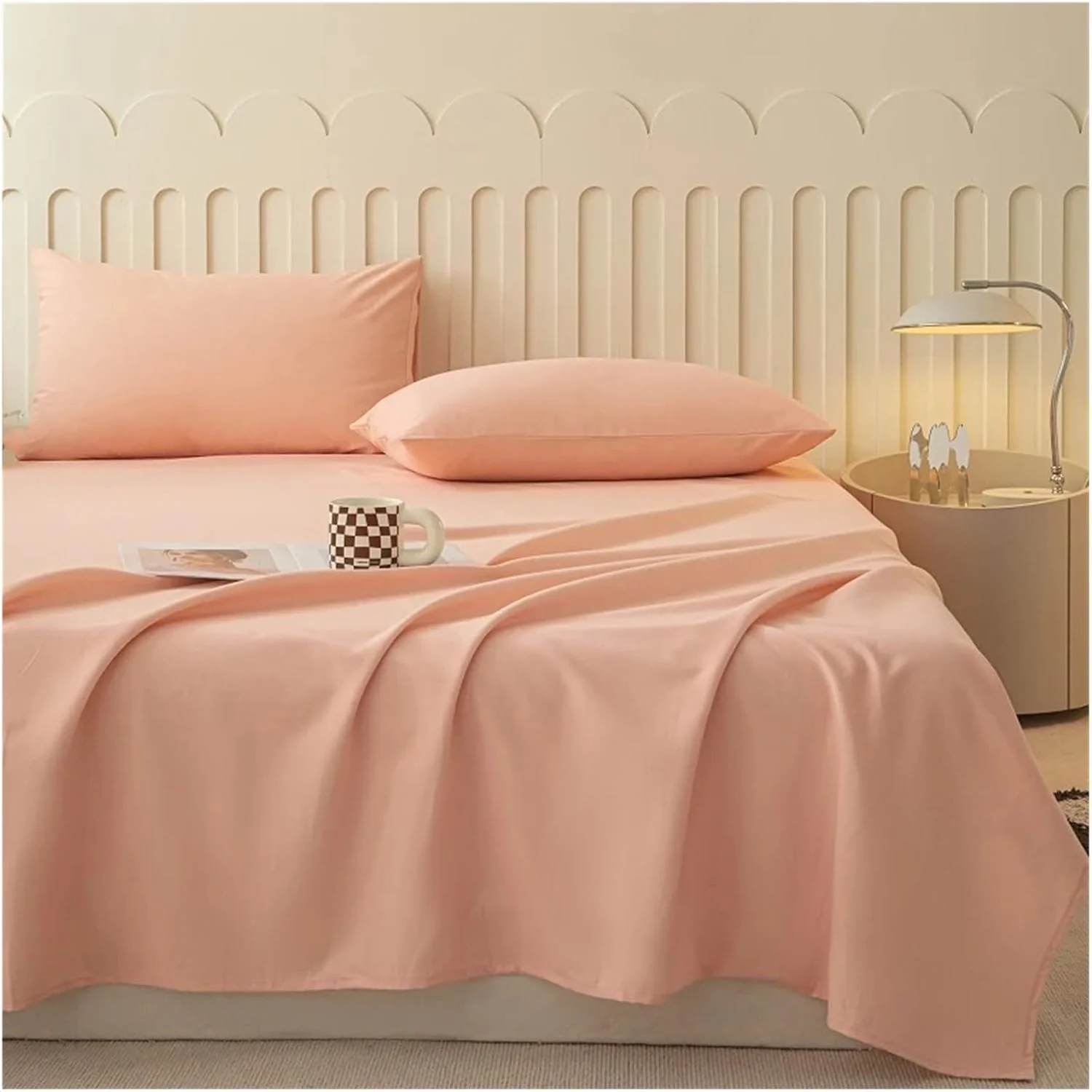 ست ملحفه تخت خواب پنبه ای، ست روتختی میکروفایبر، روکش تشک، روتختی، ملحفه تخت و روبالشتی، رختخواب لوکس در یک کیف (D 3 تکه 180x230cm)