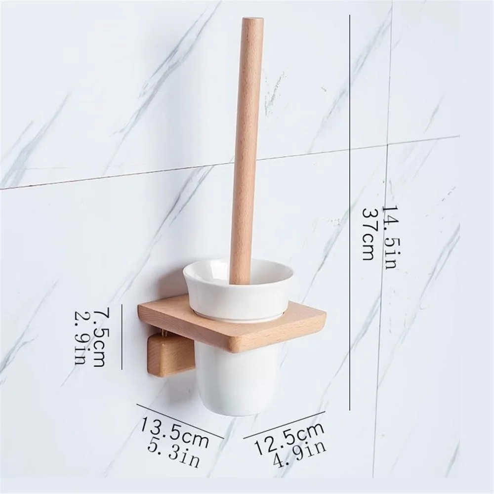 ست برس توالت چوبی دیواری با سر برس پلاستیکی گرد، برس توالت برای کف سینک با دسته محکم و راحت ست برس توالت چوبی دیواری با سر برس پلاستیکی گرد، برس توالت برای کف سینک با دسته محکم و راحت