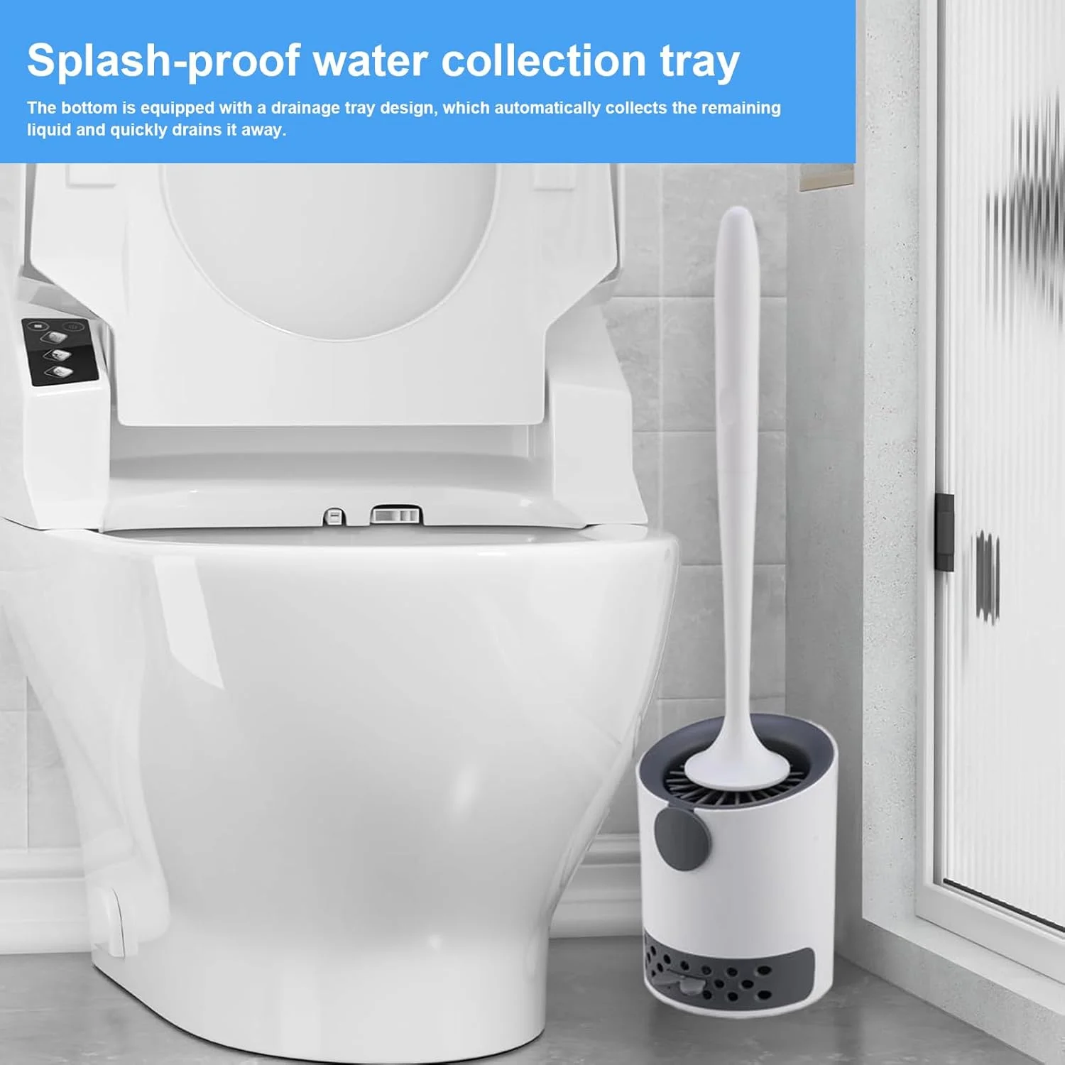 برس توالت و جا برسی | ست جا برسی توالت، لوازم نظافت قابل نصب روی دیوار برای خانه، خوابگاه، رستوران، اداره، آپارتمان