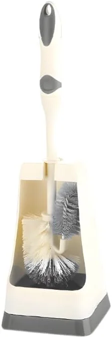 برس توالت شوی ممتاز بیسبل سری Grey Force با پایه، دارای برس های نرم و متراکم، دسته ارگونومیک، رنگ خاکستری، BB2121