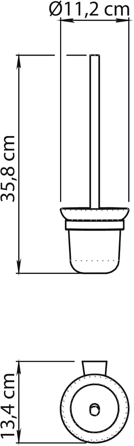 جا برس توالت Gedy Tonal، طلایی مات