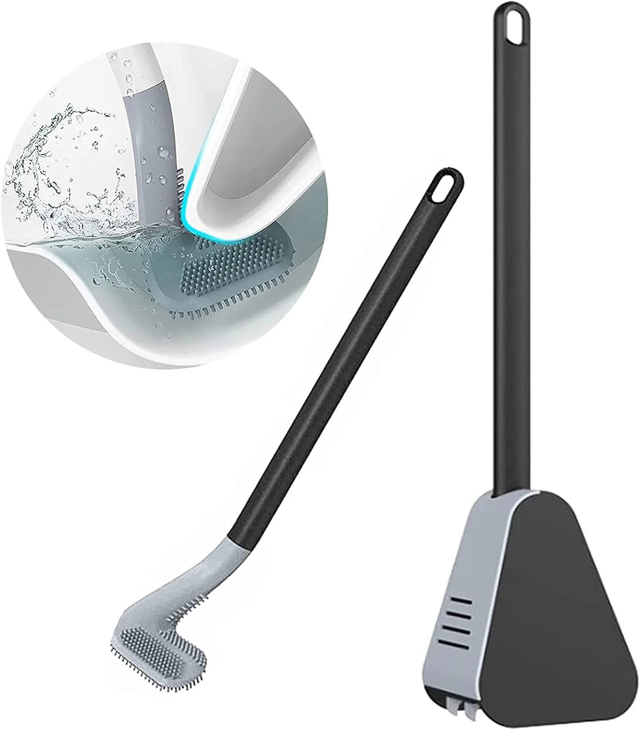 برس توالت و جا برسی KASTWAVE، برس کاسه توالت سیلیکونی با دسته بلند ضد لغزش، برس توالت با سر برس گلفی، برس تمیز کننده توالت با قابلیت نصب دیواری و خشک شدن سریع برس توالت و جا برسی KASTWAVE، برس کاسه توالت سیلیکونی با دسته بلند ضد لغزش، برس توالت با سر برس گلفی، برس تمیز کننده توالت با قابلیت نصب دیواری و خشک شدن سریع