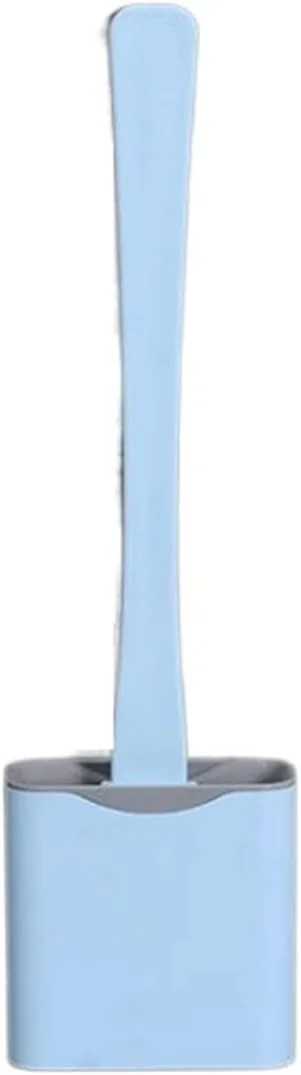 برس توالت فرنگی NNHGBB، برس سیلیکونی تمیز کننده توالت با نگهدارنده، تمیز کننده حمام قابل نصب روی دیوار، لوازم جانبی بادوام WC، تمیز کردن شکاف