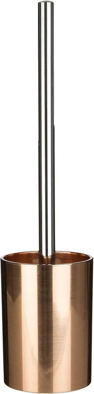 جا برس توالت و پایه Premier Housewares 1601578 Shine، پلاستیکی - رزگلد، 9.5 x 9.5 x 36 سانتی متر
