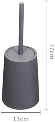 برس توالت QDDVGTGDS، برس توالت خلاء، فنجان مکش لایروبی، دسته پلاستیکی بلند سیلیکونی ضد لغزش و برس انعطاف پذیر، نگهدارنده برس توالت حمام