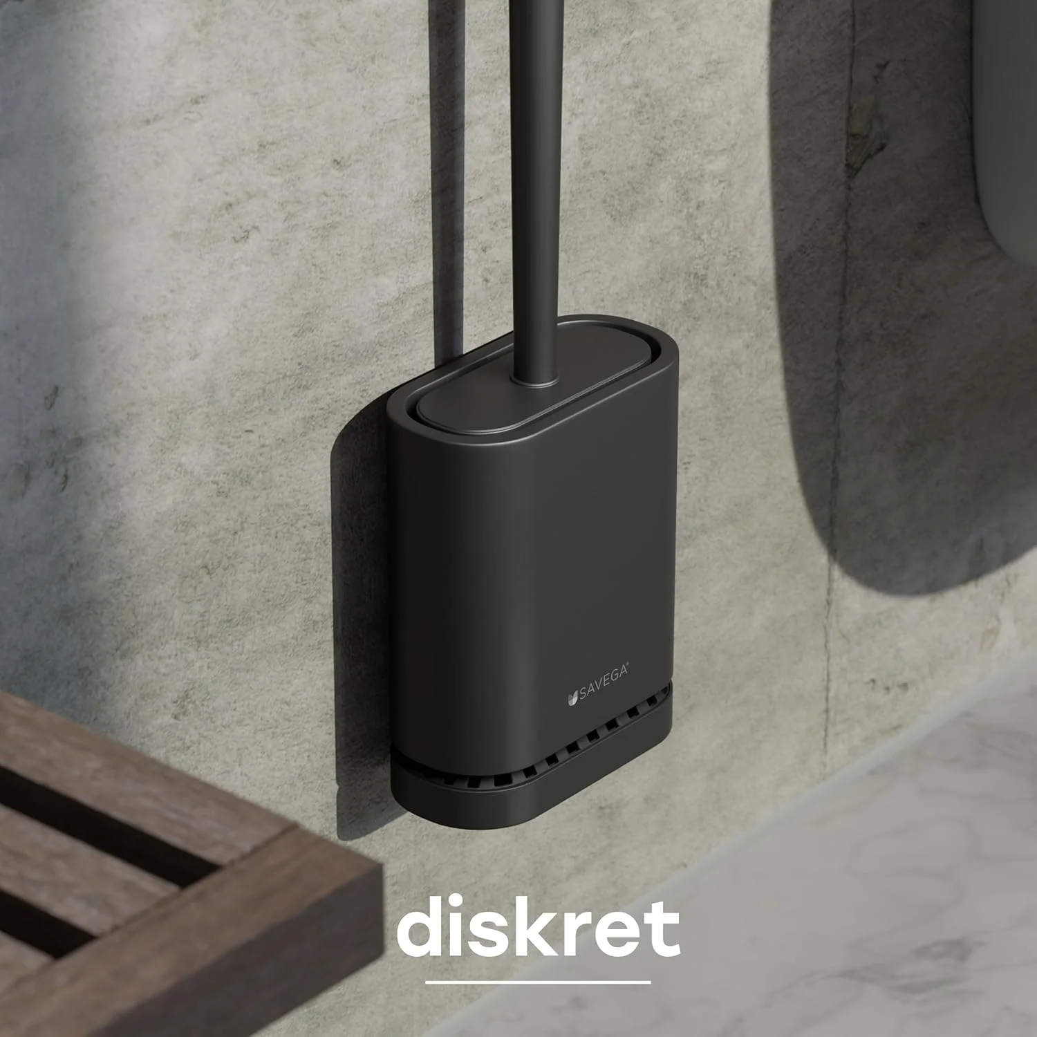 برس توالت سیلیکونی - برس توالت دیواری - برس توالت بدون نیاز به سوراخکاری - نگهدارنده برس توالت - برس توالت - ست برس توالت - نگهدارنده برس توالت - برس توالت (مشکی)