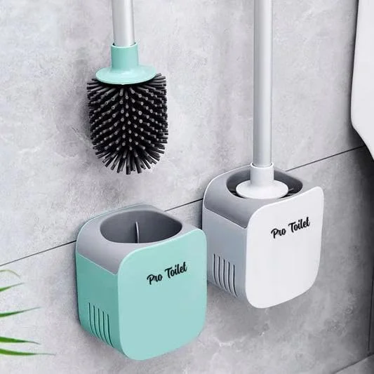 برس توالت حرفه ای 2 عددی با نگهدارنده، موهای سیلیکونی بادوام، تمیز کننده عمیق، ضد خش، طراحی خشک شدن سریع برای حمام، دسته بلند، دستگیره ضد لغزش، اسکراب قدرتمند، تمیز کردن آسان (خاکستری و سبز) برس توالت حرفه ای 2 عددی با نگهدارنده، موهای سیلیکونی بادوام، تمیز کننده عمیق، ضد خش، طراحی خشک شدن سریع برای حمام، دسته بلند، دستگیره ضد لغزش، اسکراب قدرتمند، تمیز کردن آسان (خاکستری و سبز)