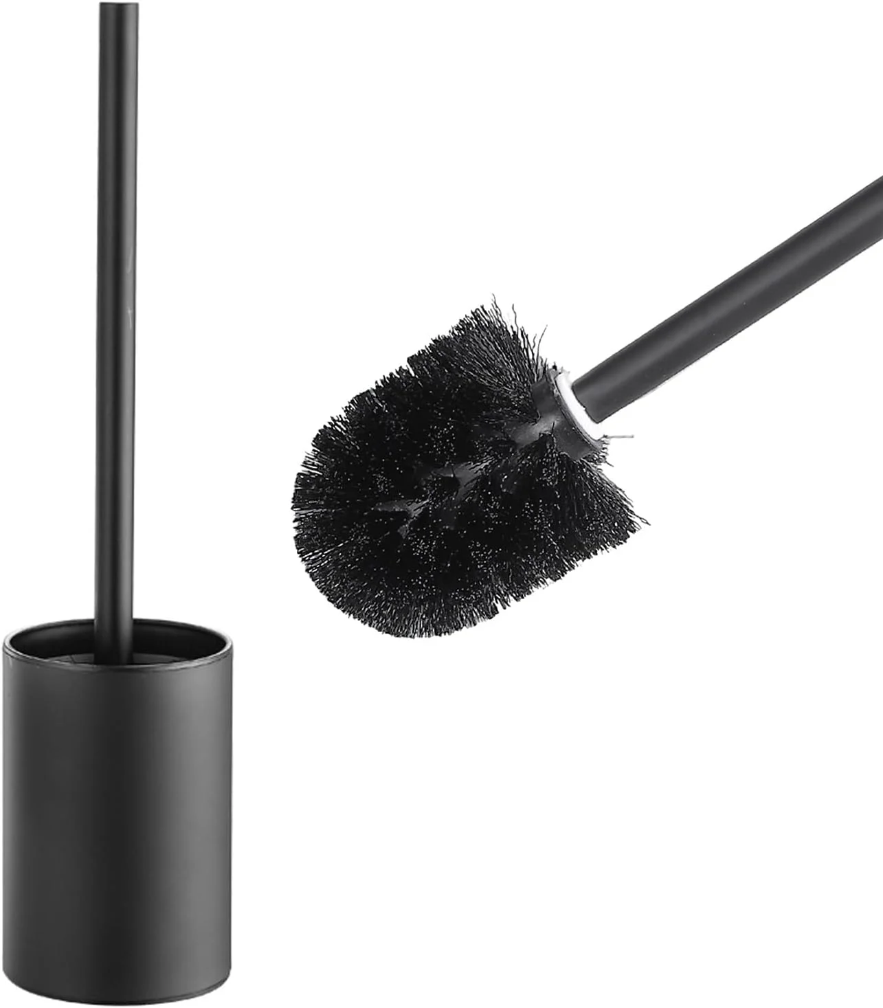 ست برس توالت استیل ضد زنگ، برس تمیز کننده حمام با نگهدارنده، برس کاسه توالت مشکی برای حمام و تمیز کردن کاسه توالت ست برس توالت استیل ضد زنگ، برس تمیز کننده حمام با نگهدارنده، برس کاسه توالت مشکی برای حمام و تمیز کردن کاسه توالت