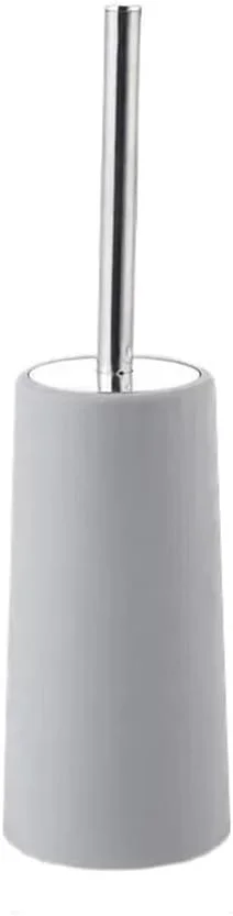 برس توالت، ابزار برس حمام ایستاده، به همراه جا برسی توالت، لوازم جانبی حمام خانگی (خاکستری)