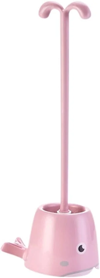 برس توالت برای حمام به همراه جا برسی، ست برس و جا برسی توالت، برس تمیز کننده توالت با دسته بلند ضد لغزش