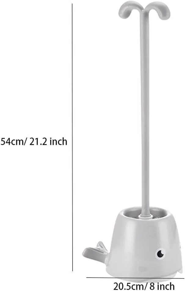 برس توالت برای حمام به همراه جا برسی، ست برس و جا برسی توالت، برس تمیز کننده توالت با دسته بلند ضد لغزش