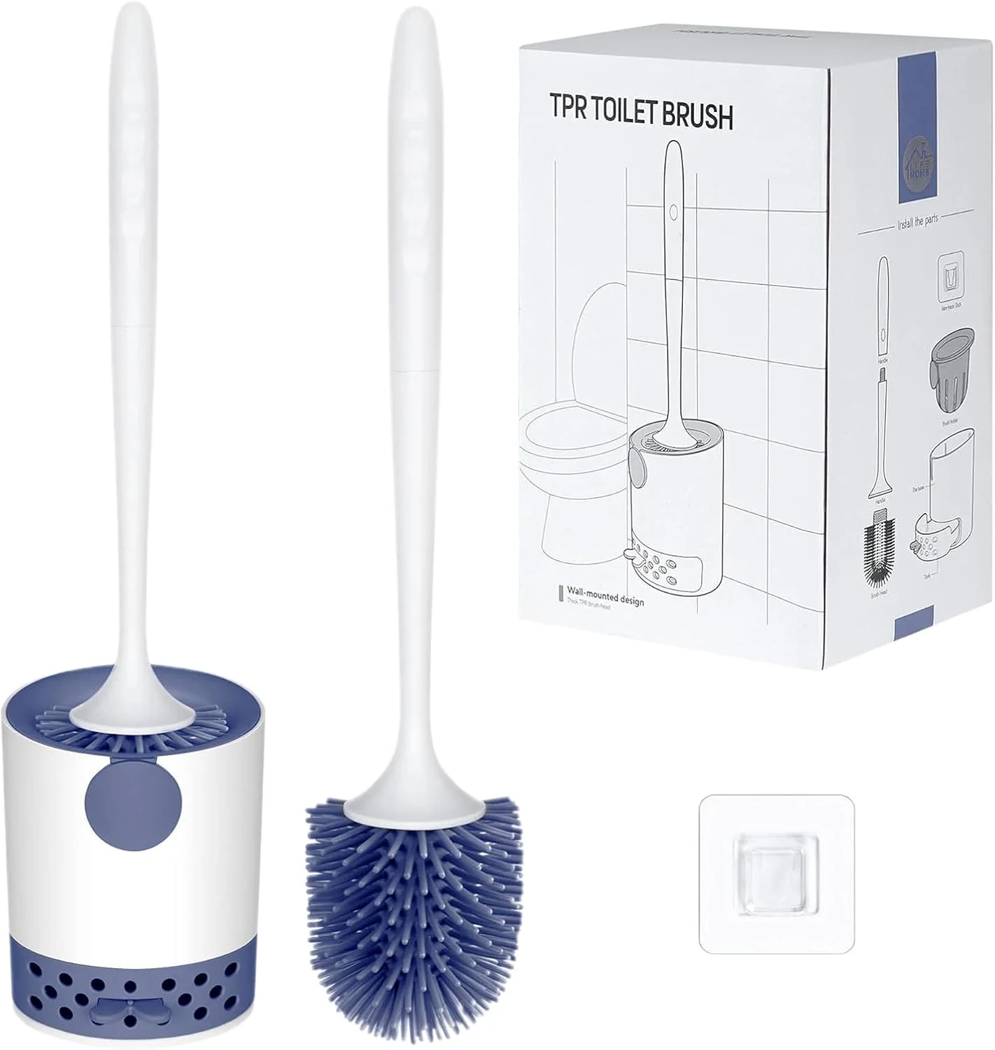 برس و جا برسی توالت، ست جا برسی توالت حمام - لوازم تمیز کننده، نصب دیواری برای خانه، خوابگاه، رستوران، اداره، آپارتمان، لوازم ضروری برای تمیز کردن برس و جا برسی توالت، ست جا برسی توالت حمام - لوازم تمیز کننده، نصب دیواری برای خانه، خوابگاه، رستوران، اداره، آپارتمان، لوازم ضروری برای تمیز کردن