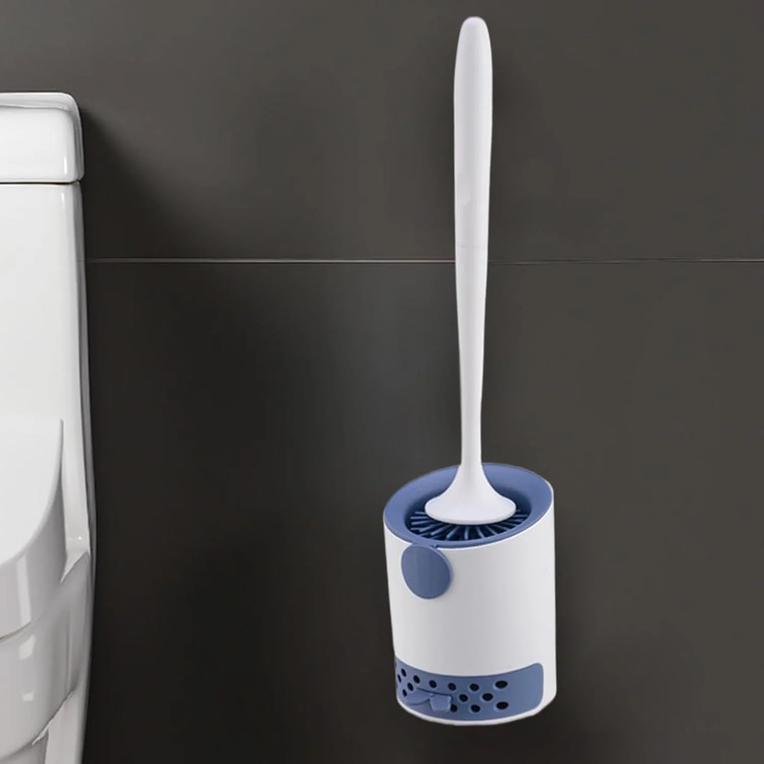 برس و جا برسی توالت، ست جا برسی توالت حمام - لوازم تمیز کننده، نصب دیواری برای خانه، خوابگاه، رستوران، اداره، آپارتمان، لوازم ضروری برای تمیز کردن