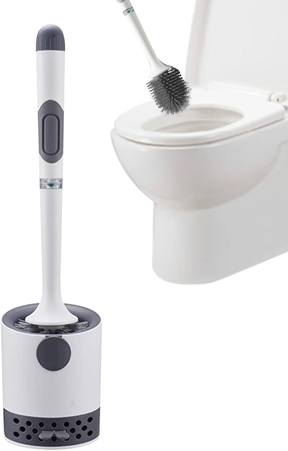 فرچه و پایه نگهدارنده توالت مدل Long-Handle