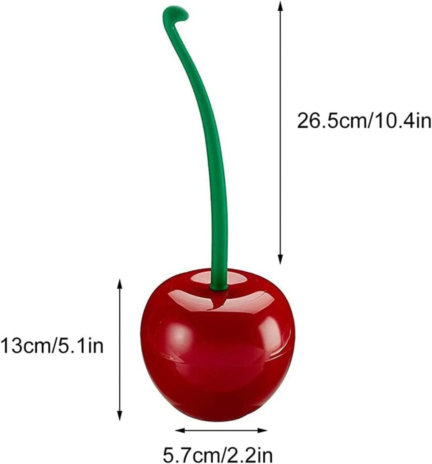 برس توالت ZKSKOX با طراحی خلاقانه و زیبای گیلاس به همراه پایه نگهدارنده برس توالت ZKSKOX با طراحی خلاقانه و زیبای گیلاس به همراه پایه نگهدارنده