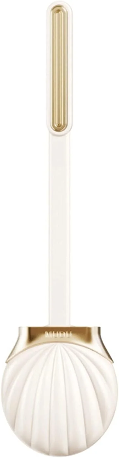 برس توالت ZKSKOX، برس توالت سیلیکونی با دسته بلند به همراه پایه، قابل نصب روی دیوار، ست برس تمیز کننده توالت فرنگی، لوازم جانبی حمام