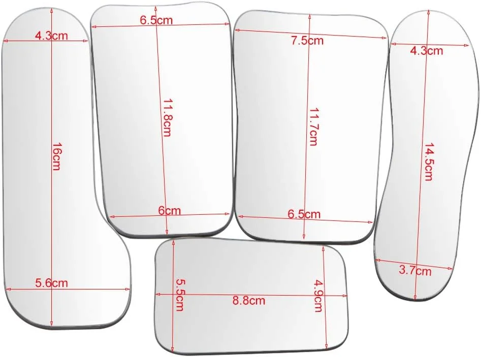 آینه های داخل دهانی دندانپزشکی Angzhili، آینه های عکاسی دندان، آینه بازتابنده دندان، شیشه اکلوزال رودیوم، آینه ارتودنسی دو طرفه، ابزار دندانپزشکی (5 عدد در هر مجموعه) آینه های داخل دهانی دندانپزشکی Angzhili، آینه های عکاسی دندان، آینه بازتابنده دندان، شیشه اکلوزال رودیوم، آینه ارتودنسی دو طرفه، ابزار دندانپزشکی (5 عدد در هر مجموعه)