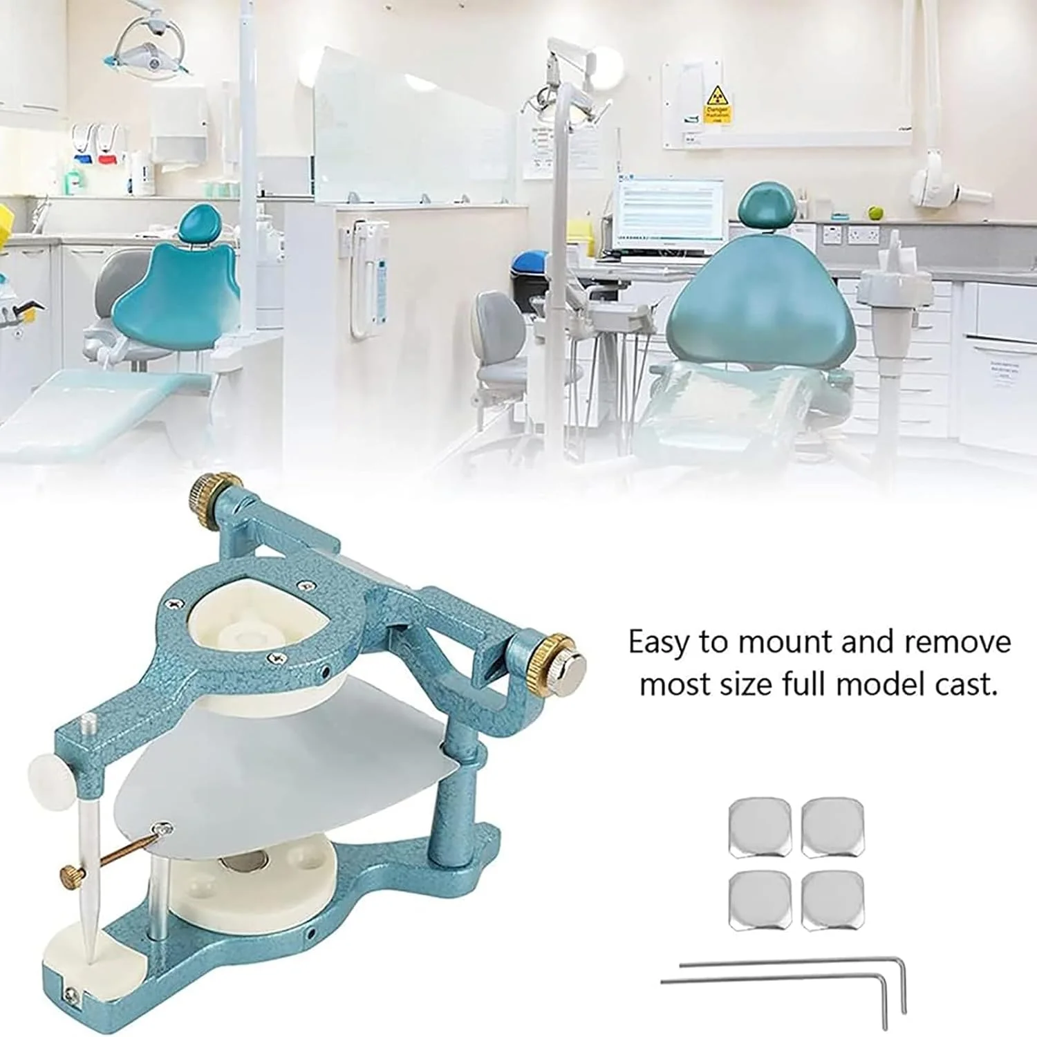 آرتیكولاتور مغناطیسی قابل تنظیم دندانپزشکی، ابزار آزمایشگاهی آرتیكولاتور، تجهیزات قابل تنظیم با پیچ گوشتی، آرتیكولاتور نوع C سایز بزرگ، برای مدل گچی دندان مصنوعی آرتیكولاتور مغناطیسی قابل تنظیم دندانپزشکی، ابزار آزمایشگاهی آرتیكولاتور، تجهیزات قابل تنظیم با پیچ گوشتی، آرتیكولاتور نوع C سایز بزرگ، برای مدل گچی دندان مصنوعی