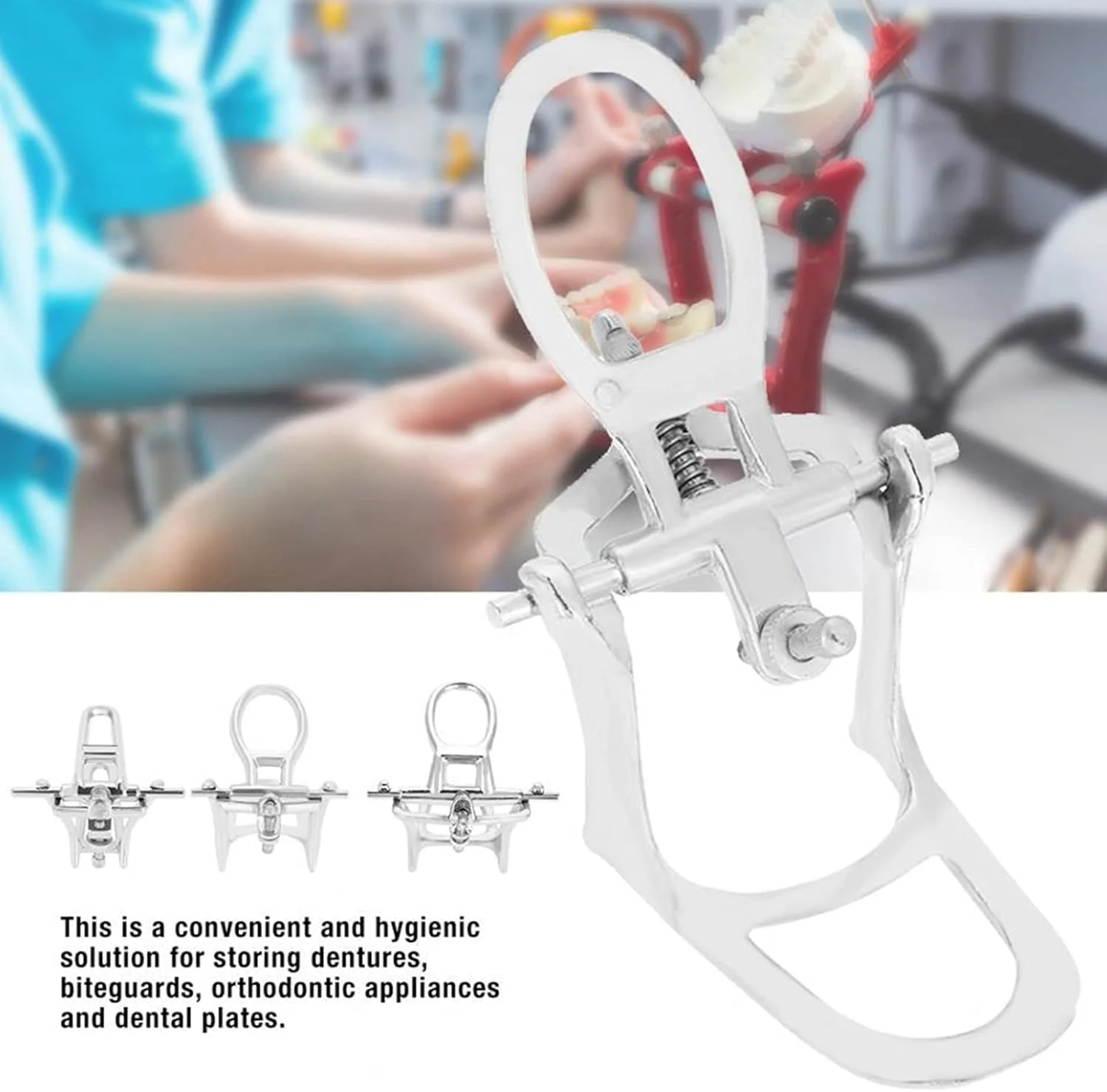 لابراتوار دندانسازی، مفصلبندی روکشدار با روکش روی، سه سایز، ابزار آزمایشگاهی، تجهیزات قابل تنظیم دندان مصنوعی LEOWE (سایز: L) لابراتوار دندانسازی، مفصلبندی روکشدار با روکش روی، سه سایز، ابزار آزمایشگاهی، تجهیزات قابل تنظیم دندان مصنوعی LEOWE (سایز: L)