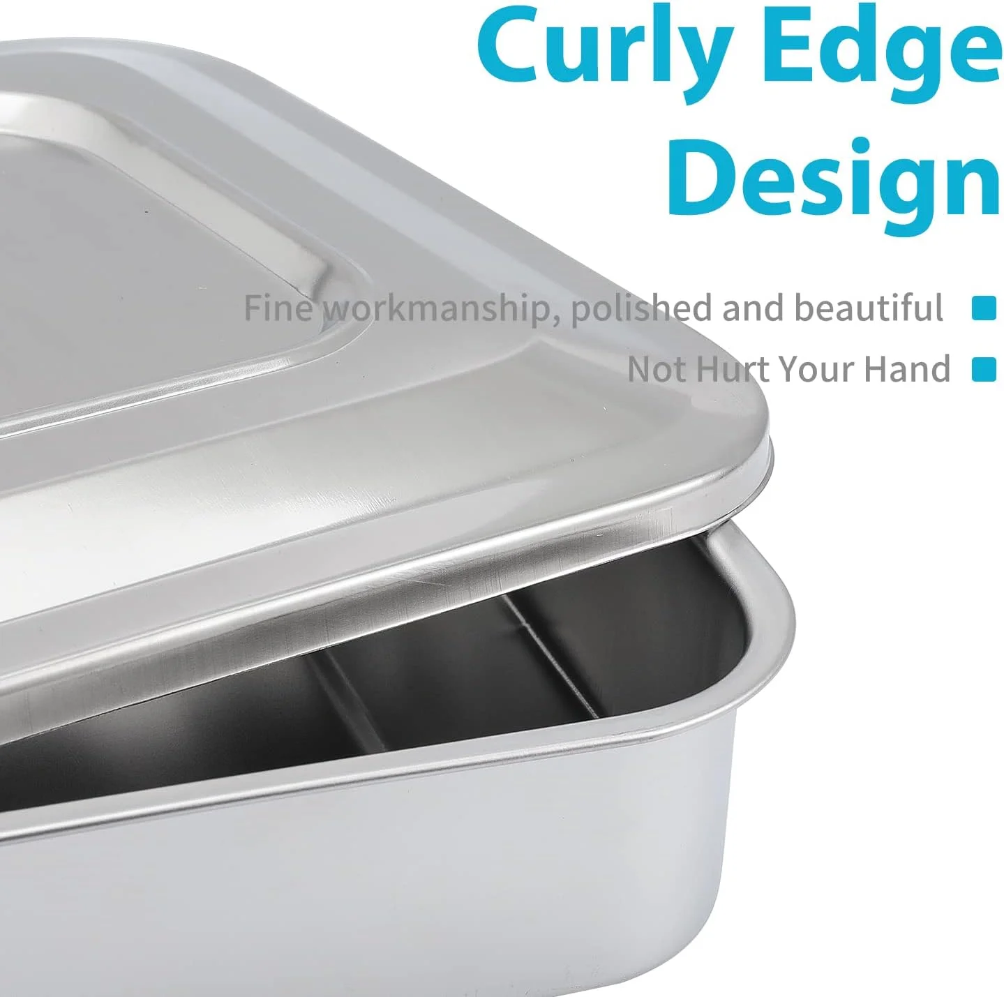 سینی های استیل ضد زنگ ANNWAH، سینی نگهدارنده ابزار جراحی دندانپزشکی پزشکی، سینی های استریل با درب و دستگیره در 2 اندازه بزرگ نقره ای AS305 1 سینی های استیل ضد زنگ ANNWAH، سینی نگهدارنده ابزار جراحی دندانپزشکی پزشکی، سینی های استریل با درب و دستگیره در 2 اندازه بزرگ نقره ای AS305 1