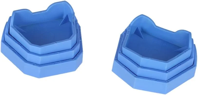 مجموعه پایه مدل دندان Anself، کیت پایه قالب گیری آزمایشگاه دندانپزشکی، سینی های قالب گیری دندان (مجموعه پایه مدل دندان 6 عددی)