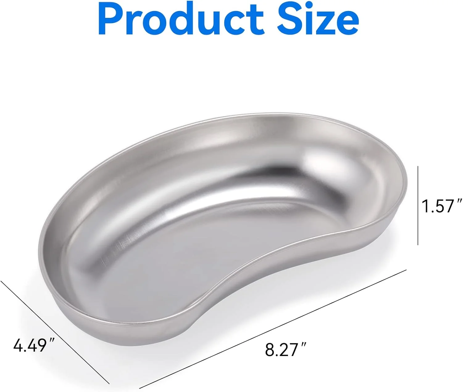 سینی کلیه ای متوسط استیل ضد زنگ آنهوا، بسته 3 عددی، سینی ابزار برای لوازم دندانپزشکی، سازمان دهنده حمام، ابزار خالکوبی، درمان حیوانات خانگی، ابزار جواهرات (21cm*11.4cm*4cm) سینی کلیه ای متوسط استیل ضد زنگ آنهوا، بسته 3 عددی، سینی ابزار برای لوازم دندانپزشکی، سازمان دهنده حمام، ابزار خالکوبی، درمان حیوانات خانگی، ابزار جواهرات (21cm*11.4cm*4cm)