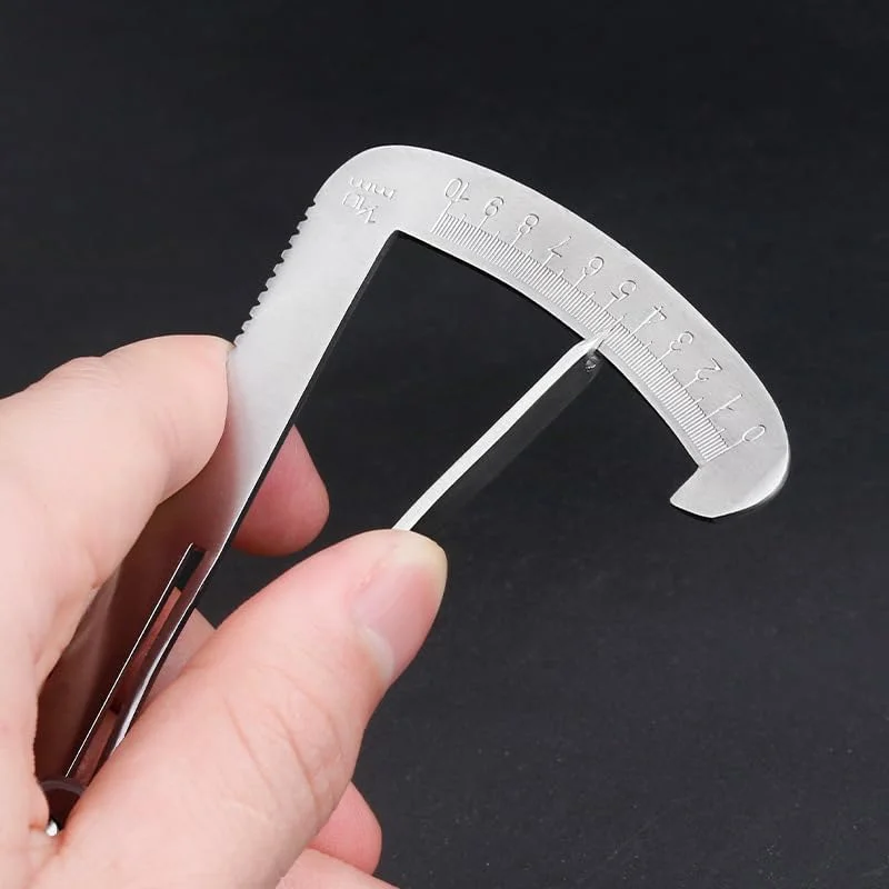 خط کش اندازه گیری ضخامت 0-10 میلی متر Bafnsiji، کولیس دندانپزشکی استیل ضد زنگ، ابزار اندازه گیری دندانپزشکی، قابل استفاده و بهترین برای اندازه گیری جواهرات و سنگ ها خط کش اندازه گیری ضخامت 0-10 میلی متر Bafnsiji، کولیس دندانپزشکی استیل ضد زنگ، ابزار اندازه گیری دندانپزشکی، قابل استفاده و بهترین برای اندازه گیری جواهرات و سنگ ها