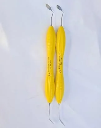 ست ۲ عددی ابزار اسپاتول کامپوزیت رزین دندانپزشکی