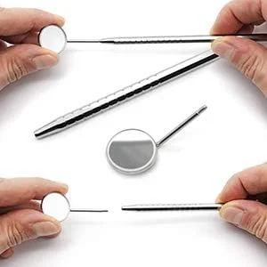 آینه دندانپزشکی REMOS با بزرگنمایی 1.5 برابر ساخته شده از استیل ضد زنگ بادوام