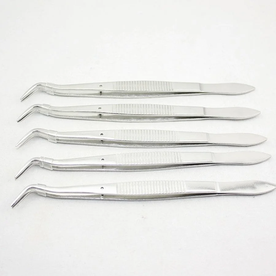 ۵ عدد موچین استیل ضد زنگ پزشکی دندانپزشکی تجهیزات آزمایشگاهی ۵ عدد موچین استیل ضد زنگ پزشکی دندانپزشکی تجهیزات آزمایشگاهی