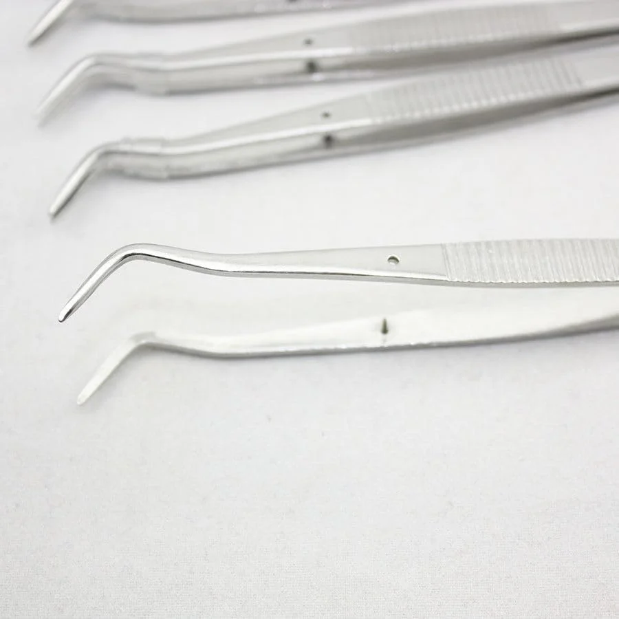 ۵ عدد موچین استیل ضد زنگ پزشکی دندانپزشکی تجهیزات آزمایشگاهی ۵ عدد موچین استیل ضد زنگ پزشکی دندانپزشکی تجهیزات آزمایشگاهی