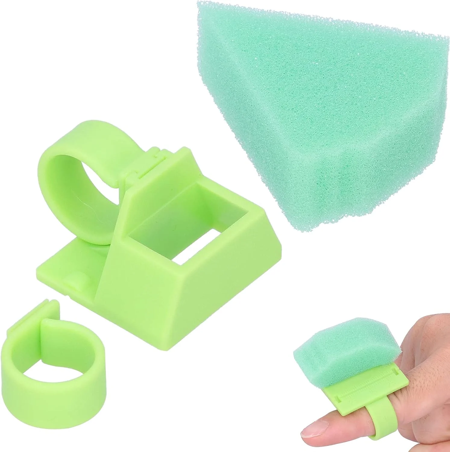 خط کش اندو دندانپزشکی، حلقه های انگشتی اسفنجی، ابزار خط کش استاندارد تمیز کننده فایل اندو، ابزار خط کش اندازه گیری اندو دندانپزشکی