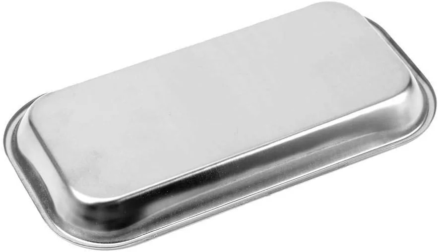 سینی ابزار پزشکی استیل ضد زنگ 201، ابزار کاربردی برای آزمایشگاه کلینیک، یک عدد