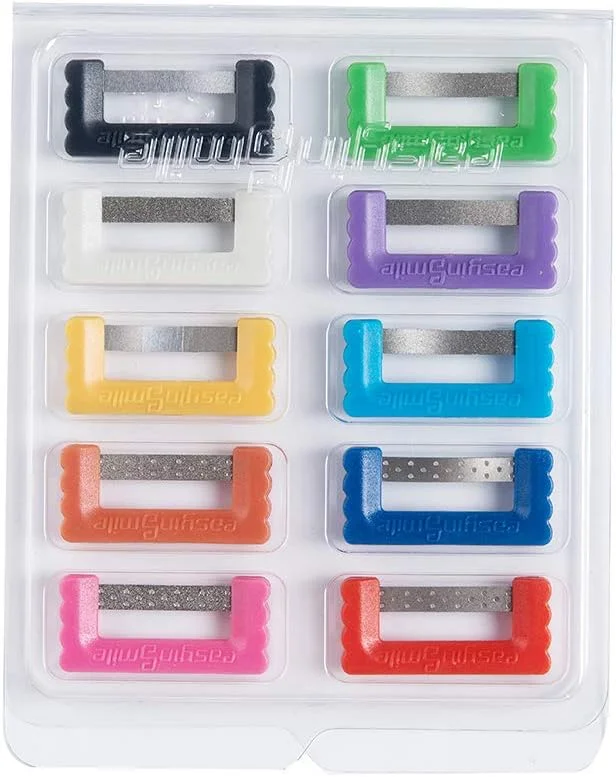 کیت نوارهای ارتودنسی دندان Easyinsmile Plus برای کاهش مینای دندان بین دندانی، 10 عددی