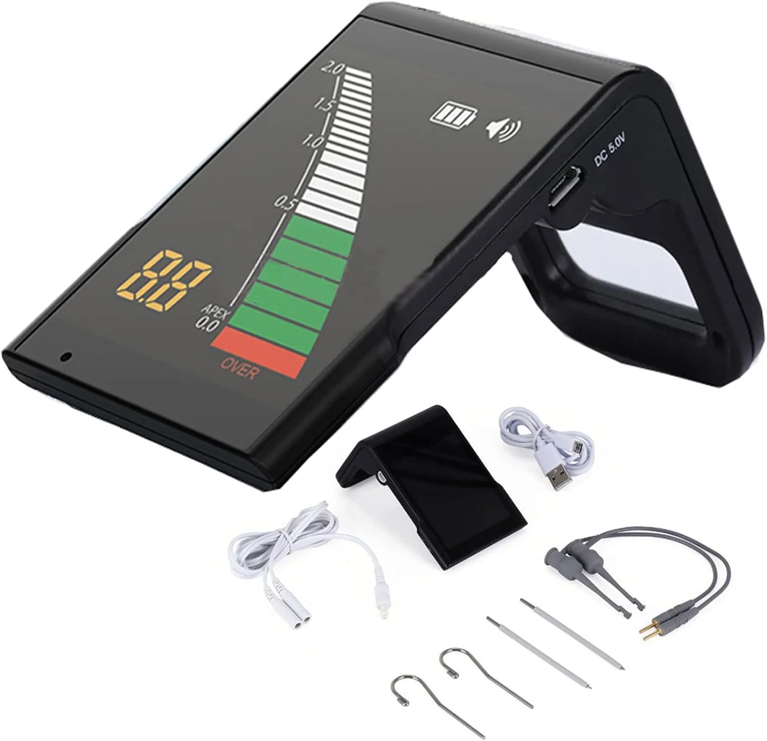 دستگاه تعیین موقعیت اپکس دندان، ابزار اندازه گیری کانال ریشه با دقت بالا و صفحه نمایش 3.2 اینچی LCD، ابزار اندازه گیری اپیکال دندان برای درمان اندودنتیک دستگاه تعیین موقعیت اپکس دندان، ابزار اندازه گیری کانال ریشه با دقت بالا و صفحه نمایش 3.2 اینچی LCD، ابزار اندازه گیری اپیکال دندان برای درمان اندودنتیک